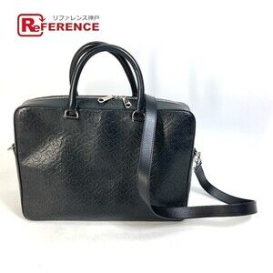 Burberry Handbag Crossbody Shoulder Bag Business Leather Black